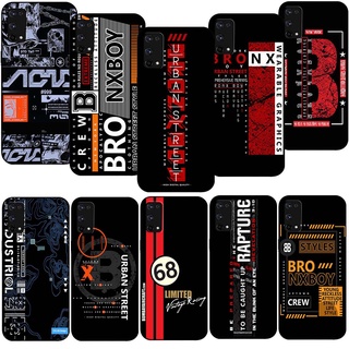 เคสโทรศัพท์ซิลิโคน TPU แบบนิ่ม ลาย SL104 Bronx Boy No Rules สีดํา สําหรับ Realme C2 C3 C12 C25s C25