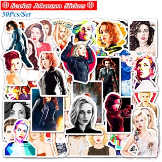 ❉ Scarlett Johansson - Sexy Beauty Actress Singer สติ๊กเกอร์ ❉ 50Pcs/Set Waterproof DIY Fashion Decals Doodle สติ๊กเกอร์