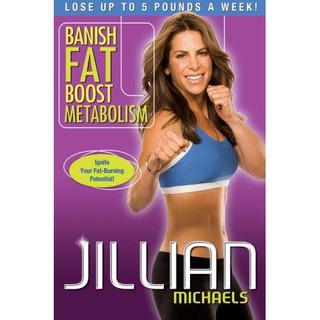 Jillian Michaels Banish Fat Boost Metabolism DVD ออกกำลังกายเพื่อกระชับสัดส่วน เวิร์คเอาท์ 40 นาทีไปกับจิลเลี่ยน