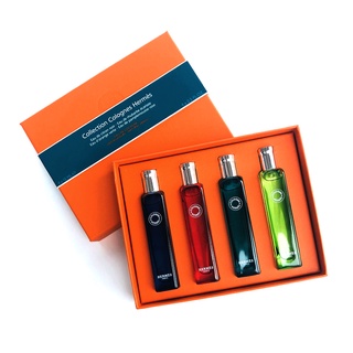 【SUVI】Fragrance Hermes Cologne perfume 4-piece Gift Box Q Edition Mens Fragrance 4x15ml น้ําหอม สําหรับผู้ชาย 4x15 มล. 4 ชิ้น