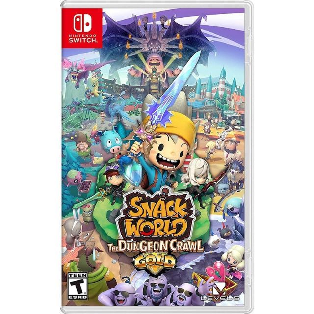 (มือ 1) Nintendo switch : SNACK WORLD: THE DUNGEON CRAWL GOLD (US)