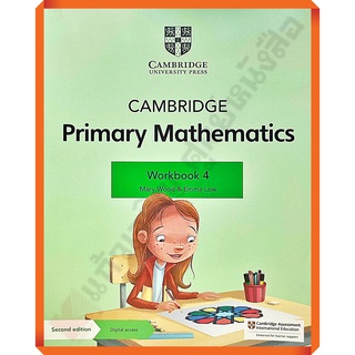 Cambridge Primary Mathematics Workbook 4 with Digital Access (1 Year) #อจท #EP
