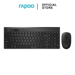 💥💥พร้อมส่ง💥💥Rapoo 8050T ชุดคีย์บอร์ด&amp;เม้าส์ BT Multi-mode Wireless Keyboard&amp;Mouse🚩🚩รับประกัน 2 ปี🚩🚩