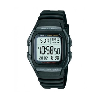 CASIO นาฬิิกาข้อมือผู้ชาย สายยาง Sport Digital รุ่น W-96H,W-96H-1B,W-96H-1BVDF