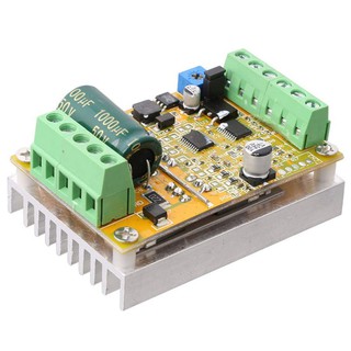 380W 3 เฟสบอร์ดควบคุมมอเตอร์แบบไม่มีแปรง (ไม่มี / ไม่มี Hall Sensor) BLDC PWM PLC Driver Board DC 6.5-50V