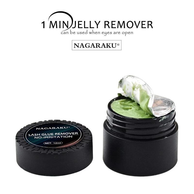 (ร้านในไทย)Nagaraku Jelly Remover ครีมถอดขนตาสูตรอ่อนโยน#Nagarakuของแท้100%#น้ำยาถอดขนตา#อุปกรณ์ต่อขนตาพร้อมส่งในไทย🇹🇭