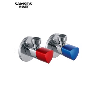 SAMSEA/Samus household bathroom kitchen toilet water heater red and blue hot and cold faucet triangle valve