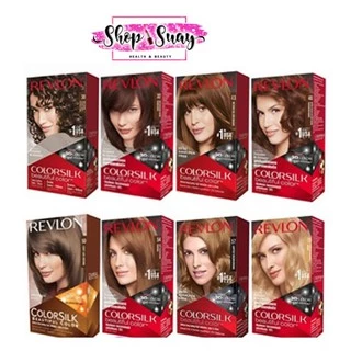 ** 1 กล่อง ** Revlon Colorsilk ครีมเปลี่ยน สีผมเรฟลอน
