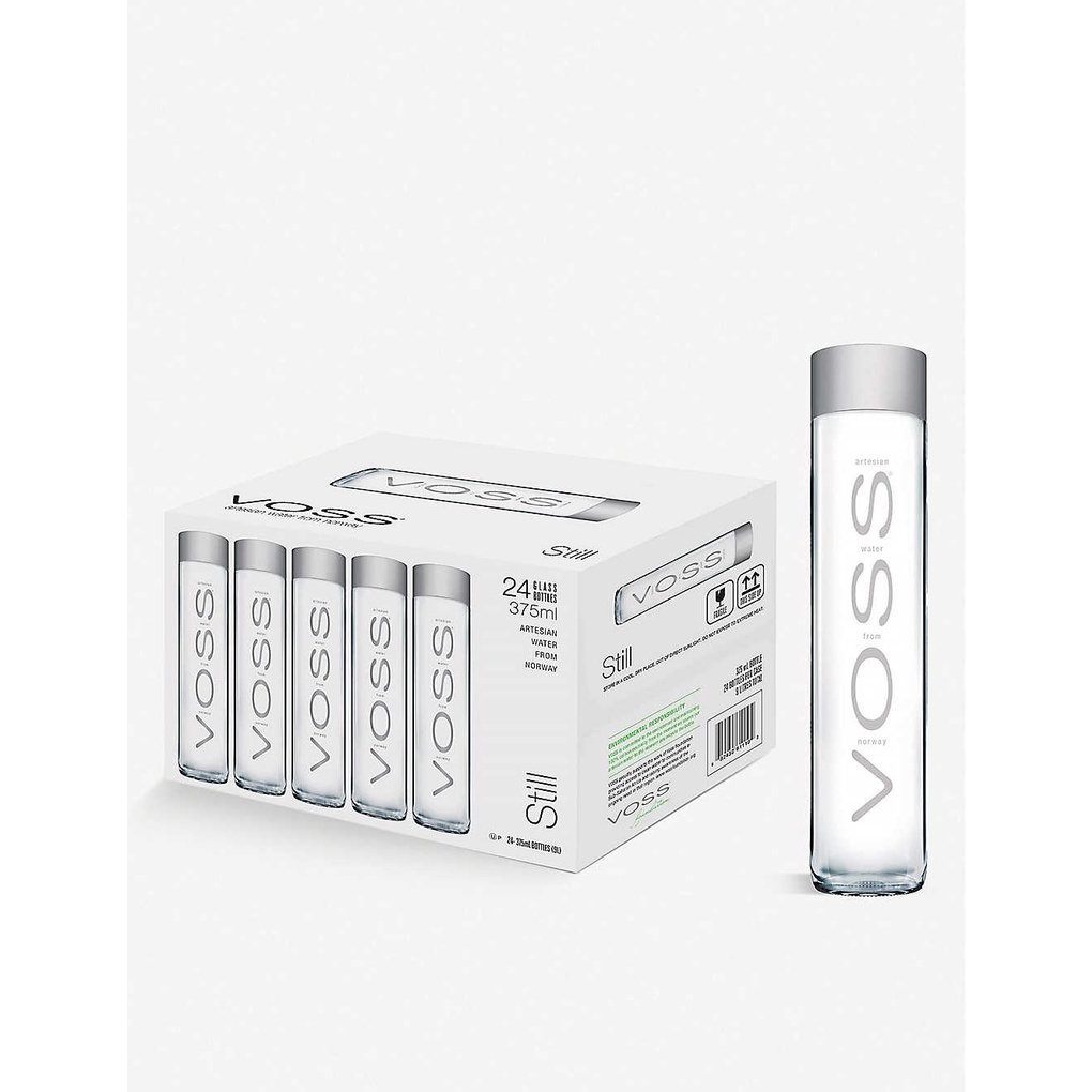 📌ส่งฟรี🌟พร้อมส่ง🌟Voss Mineral Water Still Glass 375 ml. 24 Bottle น้ำแร่ธรรมชาติ VOSS Still ขวดแก้ว 