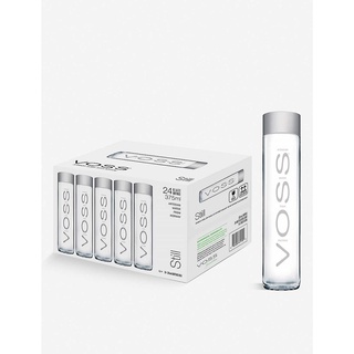 🌟พร้อมส่ง🌟Voss Mineral Water Still Glass 375 ml. 24 Bottle น้ำแร่ธรรมชาติ VOSS Still ขวดแก้ว 375 มล. 24 ขวด