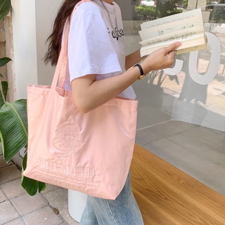 Bentoy Milkjoy กระเป๋าถือ กระเป๋าสะพายข้าง ลายปลาวาฬ นางเงือก แฟชั่นเกาหลีใต้ สําหรับผู้หญิง