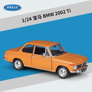 Willy Welly1: 24 BMW Bmw2002ti โมเดลรถยนต์จําลอง ของเล่นสําหรับเด็ก