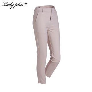 Lady Plus กางเกงขายาว 7 ส่วน | Cropped Pants 6080PM กางเกงทำงาน ทรงสลิม สีครีม