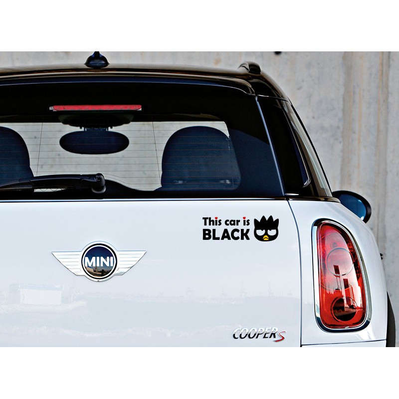 [ไม่มีพื้นหลัง] สติ๊กเกอร์ สติกเกอร์ รถคันนี้สีดำ ภาษาอังกฤษ This car is BLACK ขออภัยมือใหม่ มือใหม่หัดขับ สำหรับติดรถ - รูปที่ 2