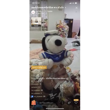 ตุ๊กตาในไลฟ์ราคา109บาท