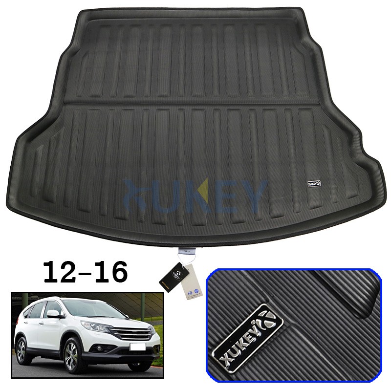 ด้านหลัง Boot Cargo Liner Trunk ถาดพรมปูพื้นพรมสําหรับ Honda CRV CR-V 2012-2016