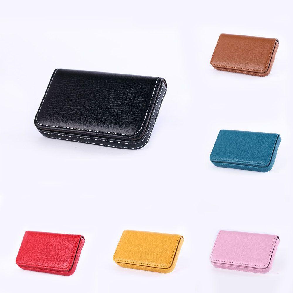 Qqmall กระเป๋าสตางค์ หนัง PU หลากสี เหมาะกับของขวัญ สไตล์นักธุรกิจ แฟชั่นสําหรับผู้ชาย และผู้หญิง