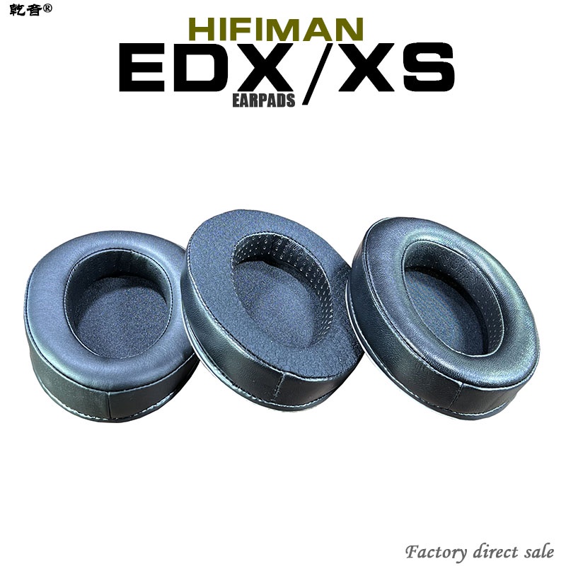 ฟองน้ําครอบหูฟัง หนังแกะ กํามะหยี่ สีดํา แบบเปลี่ยน สําหรับ HIFIMAN Arya ANANDA Edition X(XS) HE1000