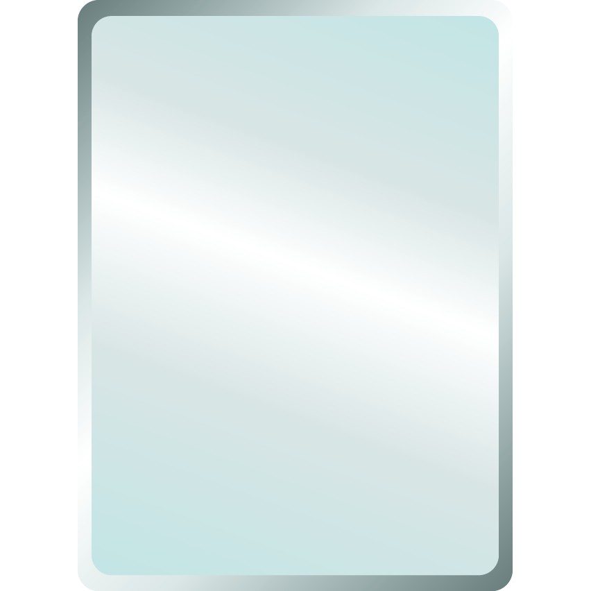 กระจกเงา ขนาด 60x80 cm. ส่องหน้า เรียบ คุณภาพดี สำหรับตกแต่งภายในบ้าน ห้องน้ำ รุ่น GH805-60