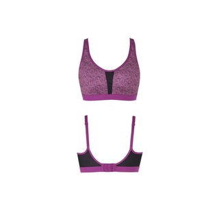 Sabina เสื้อชั้นใน ไม่มีโครง Sport Bra รหัส PBB709VD สีม่วง 32A/70,B32/70