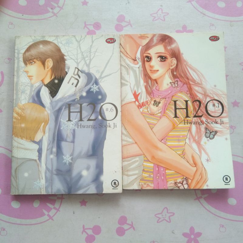 แถบการ์ตูน h2O หมายเลข 1 และ 6 / hwang soo ki armahwa korea
