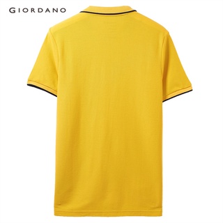 ❇จิออดาโน เสื้อโปโลผู้ชาย - Giordano Mens Contrast Tipping Polo01019018