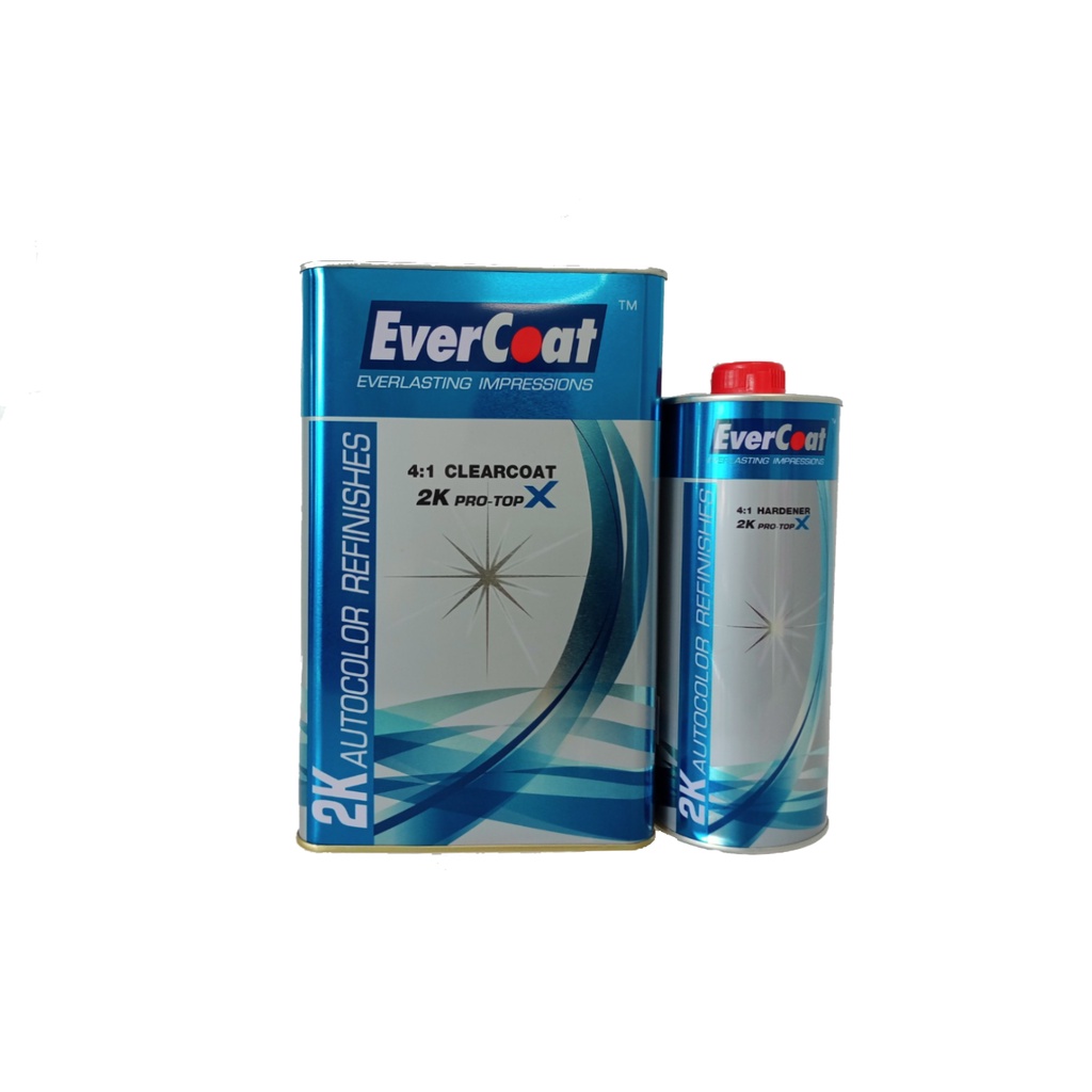 แลคเกอร์ Evercoat Clearcoat 2K MS (CC-200E) 2:1 เงาวับ ฉ่ำลึก พ่นง่าย เนื้อเยอะใช้ดีมากๆ