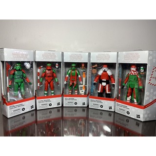 Star Wars Black Series Holiday Edition Completed Set of 5