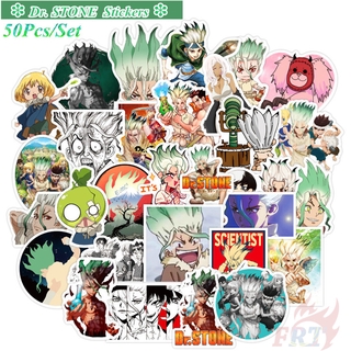 ❉ Dr.STONE Series 02 Stickers ❉ 50Pcs/Set Anime Ishigami Senkuu Fashion DIY Waterproof Doodle Decals Stickers