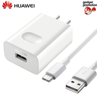 Huawei หัวชาร์จ Quick charger 9V2A พร้อมสายชาร์จ USB Type C 1m. (White)