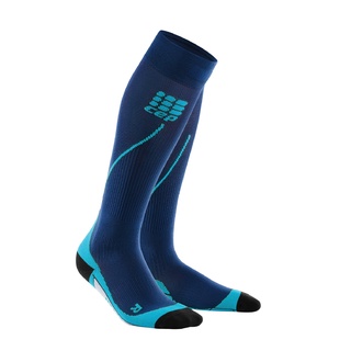 CEP RUN SOCKS 2.0 WOMEN - DEEP OCEAN/HAWAII BLUE - ถุงเท้ารุ่น 2.0 ความยาวคลุมเข่าผู้หญิง SIZE II