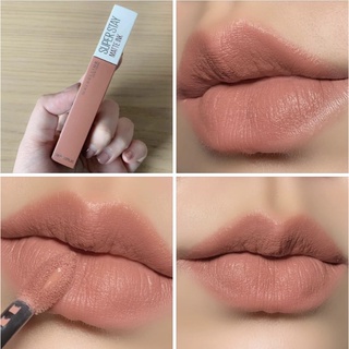 Maybelline superstay matte ink 65 seductress ที่สุดของลิปนู้ดไม่ติดแมสในยุคนี้