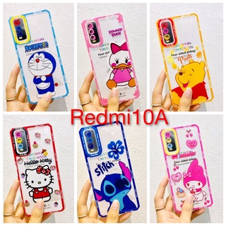 Redmi10A  redmi9c พร้อมส่งจากไทย เคส Redmi 10A เคสสไลด์เปิด-ปิดกล้อง การ์ตูน 7 ลาย สำหรับรุ่นใหม่ เคสกันกระแทก ปิดกล้อง