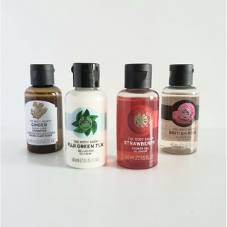 (มีหลายแบบ) Travel Set The Body Shop Shower Gel/Shampoo/Lotion 60mL