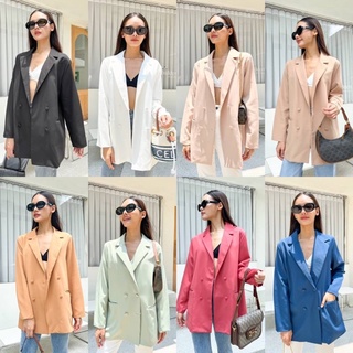 Wynn | blazer oversized เสื้อคลุมทรงโอเวอร์ไซส์ เบลเซอร์โอเวอร์ไซส์