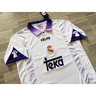 REAL MADRID retro Home Kit 1997/98 เสื้อเรอัล มาดริด ย้อนยุค 1997/98