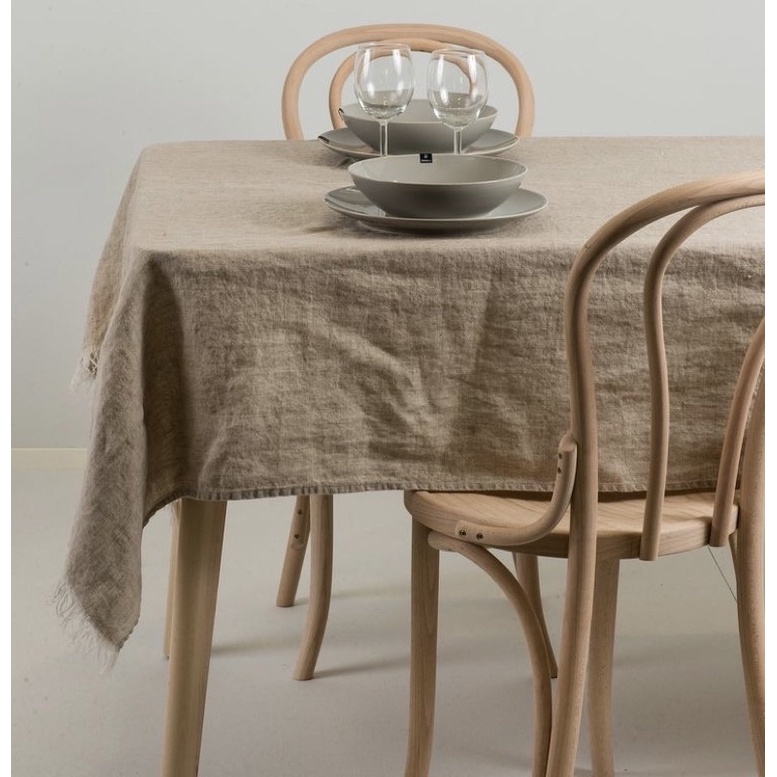 ผ้าปูโต๊ะ ผ้าอเนกประสงค์ ผ้าปูนิคนิก สไตล์มินิมอล มีหลายสีให้เลือก - รูปที่ 2