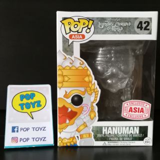 FUNKO POP HANUMAN TRANSLUCENT 42 สีใส ASIA EXCLUSIVE ของแท้ หายากแถมกล่องใส ไม่ต้องพรีออเดอ Rare หนุมาน Tossakan ทศกัณฐ์