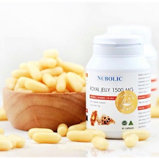 พร้อมส่ง/แท้ Nubolic Royal jelly นมผึ้งนูโบลิค [40 เม็ด] ของแท้ นมผึ้งออสเตรเลีย