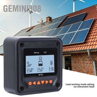 Gemini308 Mt-50 ตัวควบคุมการชาร์จพลังงานแสงอาทิตย์ หน้าจอ Lcd ระบบควบคุมแบตเตอรี่