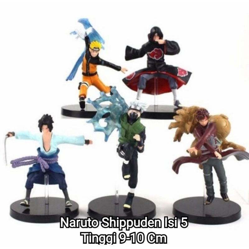 Action Figure อะนิเมะ Naruto Shippuden Naruto Gaara Kakashi Sasuke Itachi ชุด 5