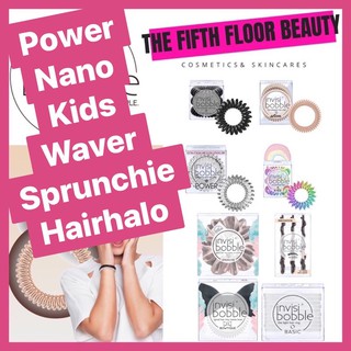 Invisibobble power kids nano waver hairhalo sprunchie plus(แท้100%/พร้อมส่งทุกชิ้น/ส่งจากกทม.) รัดผม ยางมัดผม ยางรัดผม