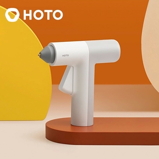 Xiaomi HOTO ปืนกาวร้อนละลาย แบตเตอรี่ลิเธียม กาวไร้สาย พร้อมกาวแท่ง 125 มม. เครื่องมืองานฝีมือ DIY ที่บ้าน