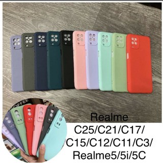 เคสพาสเทล Realme8/Realme C25/C21/C17/C15/C12/C11/C3/Realme5