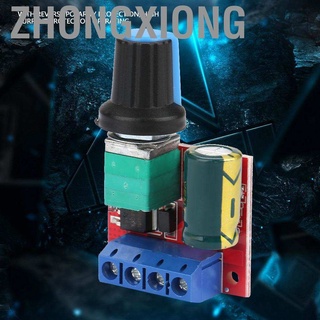 Zhongxiong 5V-28V 5A Pwm Dc มอเตอร์สวิทช์ควบคุมความเร็วควบคุมโวลต์โวลต์ Regulator หรี่แสงไฟ Led