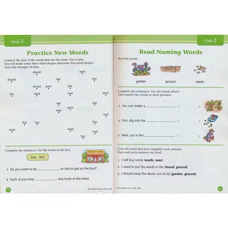 Evan-Moor Smart Start Sight Words&High Frequency Words Activities Grade Pre K-K, Grade 1-2 - รูปที่ 6