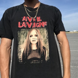 เสื้อยืดผ้าฝ้ายเสื้อยืดลําลอง แขนสั้น พิมพ์ลาย Avril Lavigne Bones 2004 Eyes Y2K เหมาะกับของขวัญวันเกิด สไตล์วินเทจ สําห