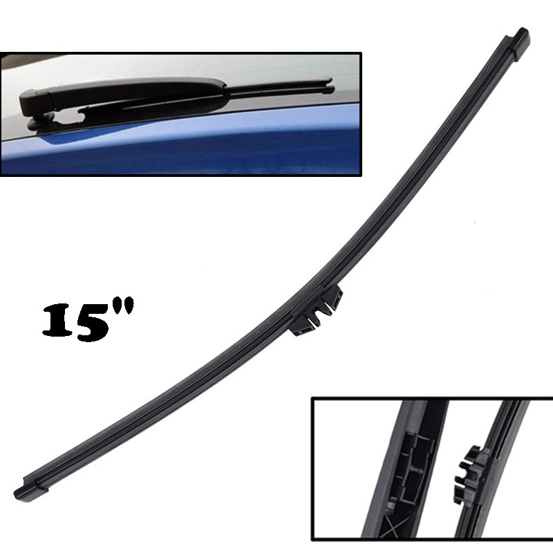 15 "ใบปัดน้ําฝนกระจกด้านหลังซิลิโคน Wiper สําหรับ Volvo XC60 XC90 BMW X5 E70 Ford Edge MK2