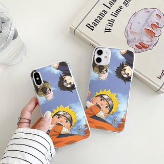 Naruto  เคสไอโฟน 12 14 promax 8 พลัส Anime newspaper case iPhone 7 8 plus se 2020  Xr Xs 11 13 pro max X max เคส นิ่ม