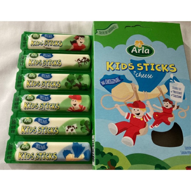 ชีสเด็ก Arla Kids Sticks เพิ่มน้ำหนัก[พร้อมส่ง]มีHALAL